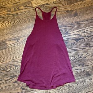 Women's Burgundy/Maroon ATHLETA Tank Top. Size Medium. Flowy around middle